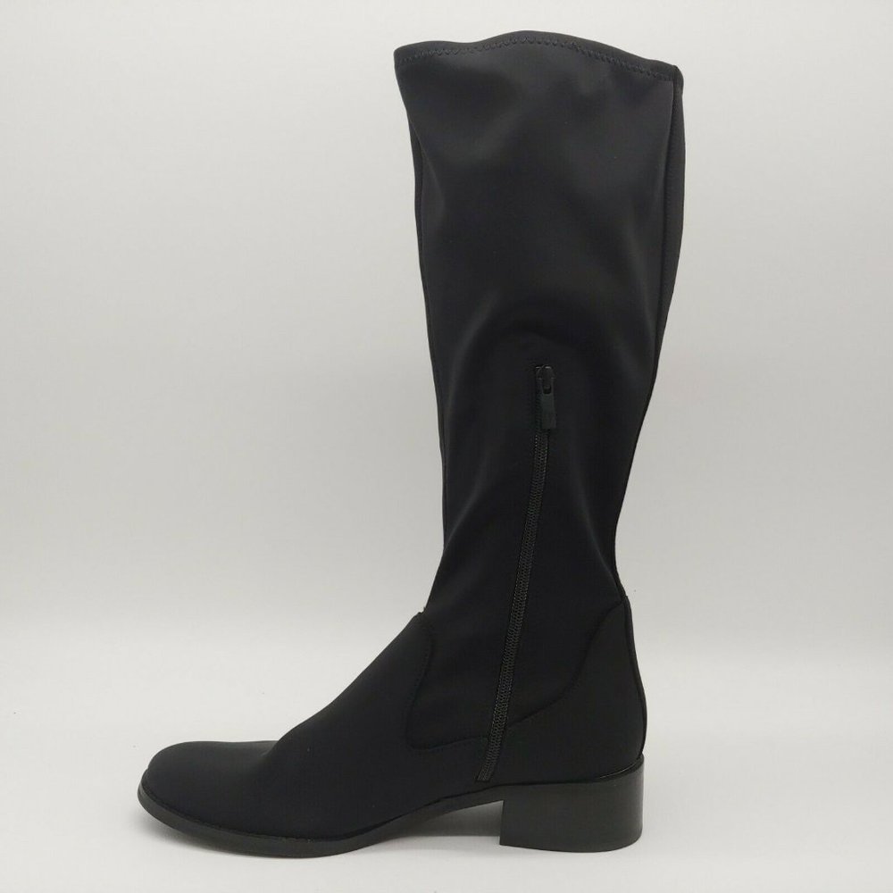 Donald Pilner Womens Zela Tall Stretch Boot 7 New - Picture 2 of 5